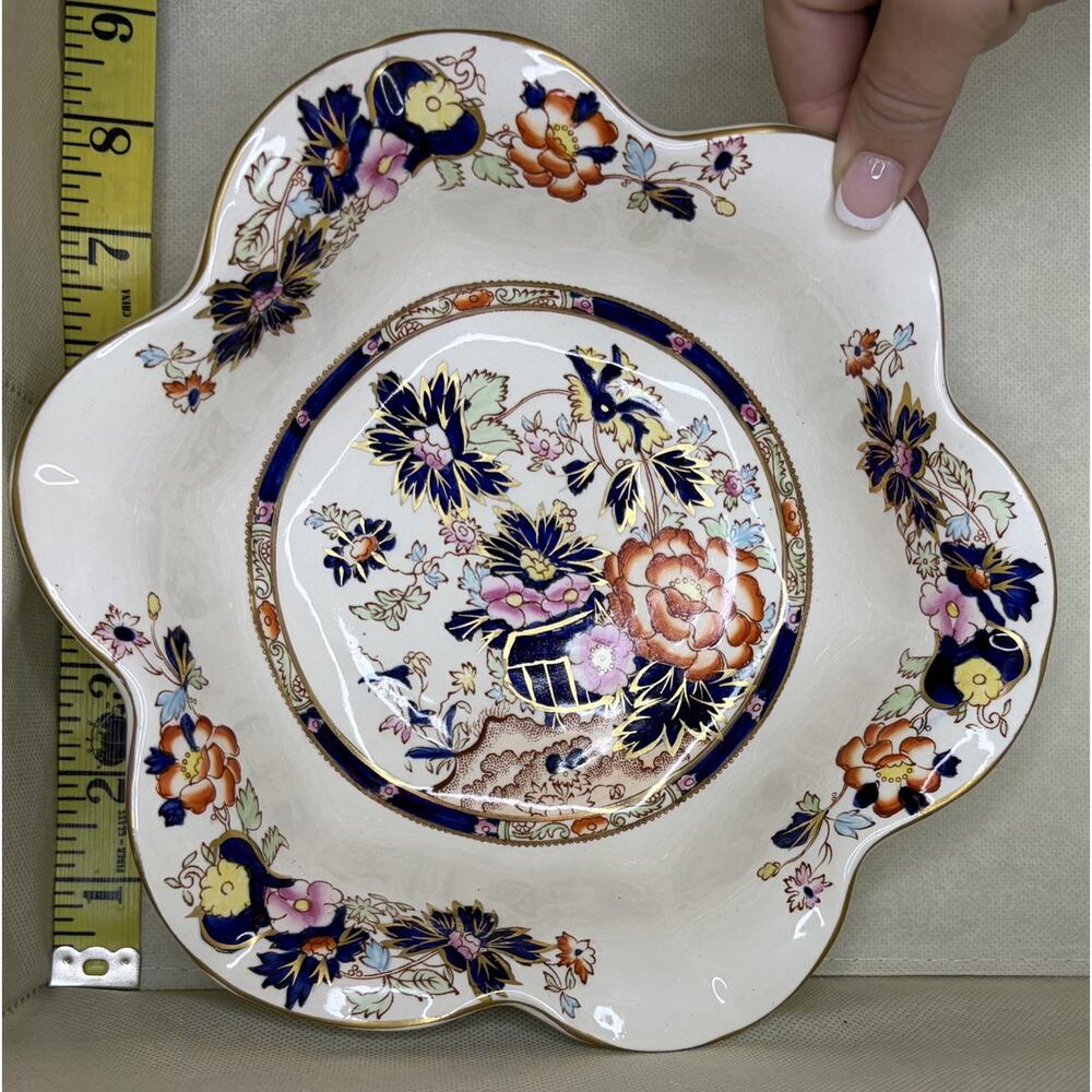 1930’s Mason's Mandarin Ironstone China Serving Bowl England